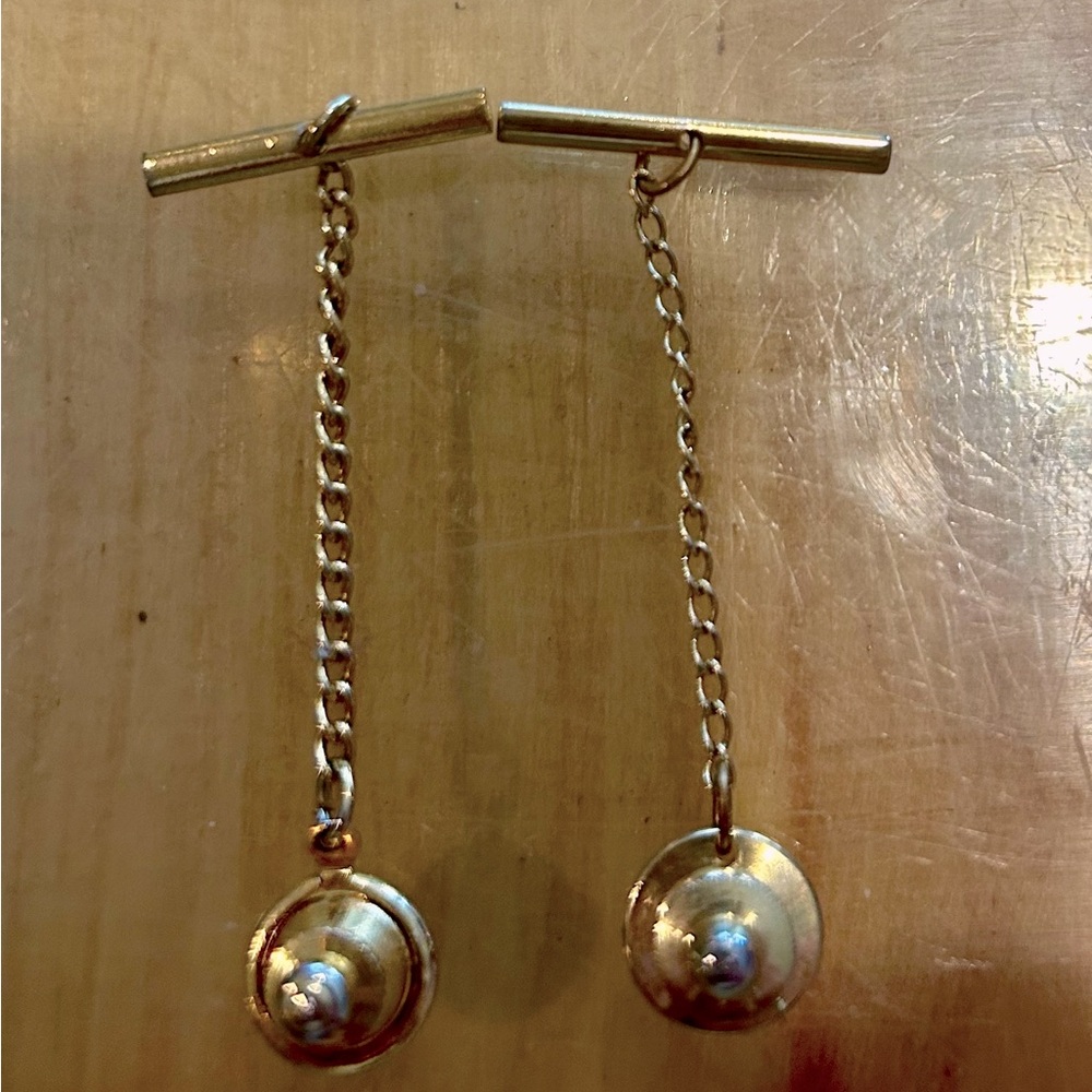 Vintage gold colored cufflinks